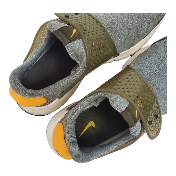 NIKE Sock Dart SE Gray Running Shoes Slip On - Picture 8 of 12